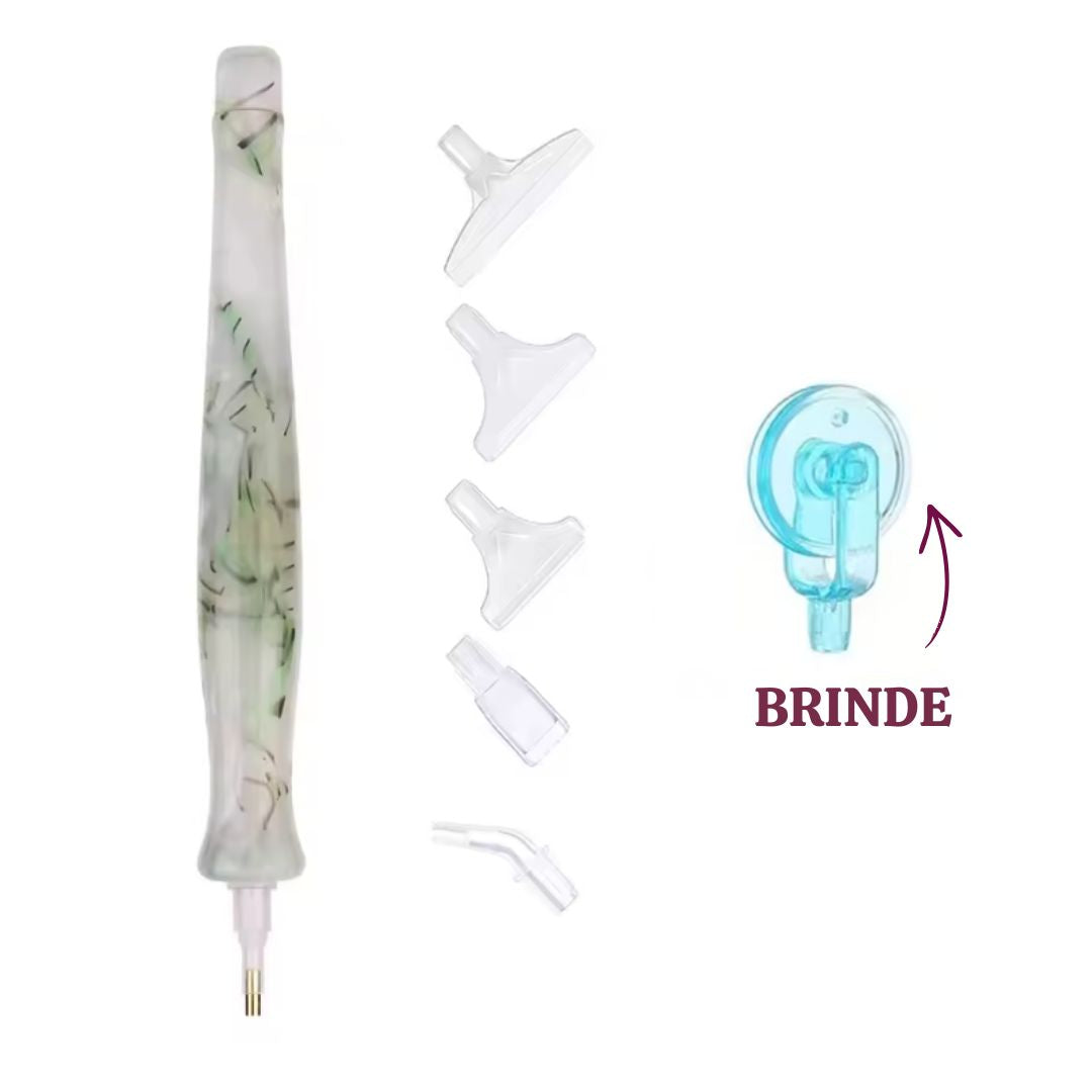 Kit Caneta Ergonômica com 5 pontas + brinde