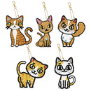 Kit Completo - Pingente em Pintura Diamantes - Gatinhos amarelos