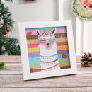 Kit Completo - Pintura em Diamante Kids - Lhama - 15x15cm