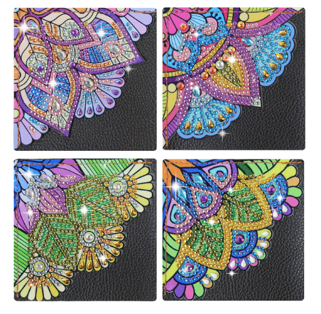 Kit 4 Marcadores de Livros Diagonal - Pintura em Diamante - 5