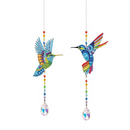 Kit 2 Ornamentos de Pendurar em Pintura em Diamantes - Beija-Flor