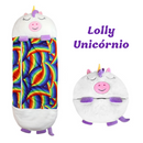 JUGLES® - Pelúcia que vira saco do dormir - Lolly Unicórnio
