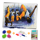 Kit Completo - Pintura em Diamantes - Capoeira