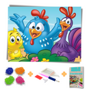 Kit Completo - Pintura em Diamantes - Galinha Pintadinha