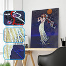 Kit Completo - Pintura em Diamantes - Flautista - 30x40