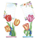 Kit 2 Suportes para Fotos/Cartões - Pintura em Diamante - Flores 1