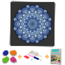 Kit Completo - Pintura em Diamantes - Mandalas Personalizadas - Mandala Amor