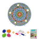 Kit completo - Mandalas em Abajur com Pintura em Diamantes - Calmaria