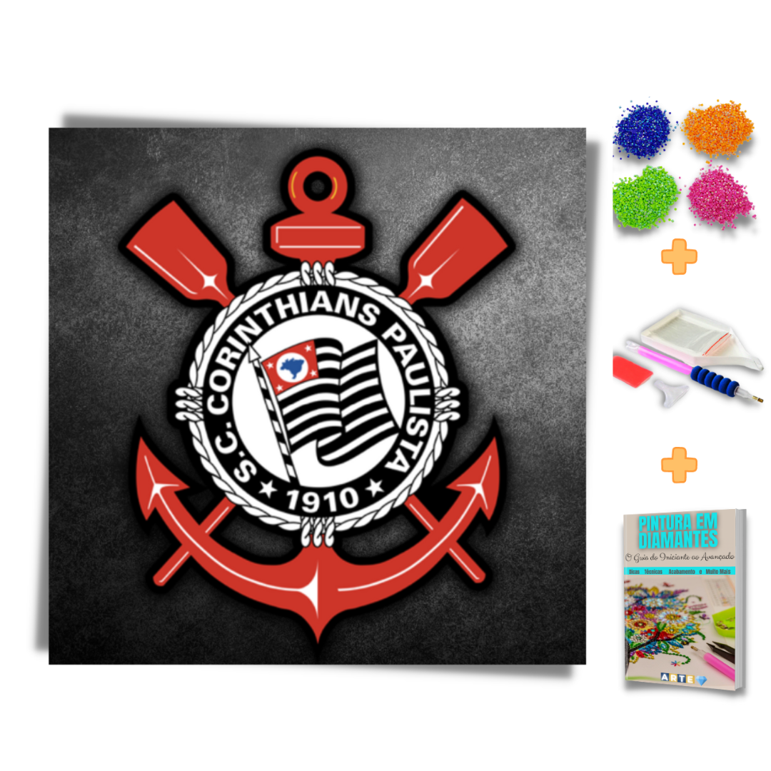 Kit Completo - Pintura em Diamantes - Corinthians – Darnare