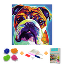 Kit Completo -  Pintura em Diamantes - Buldogue 2