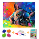 Kit Completo - Pintura em Diamantes - Buldogue