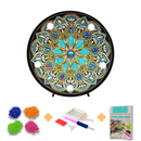 Kit completo - Mandalas em Abajur com Pintura em Diamantes