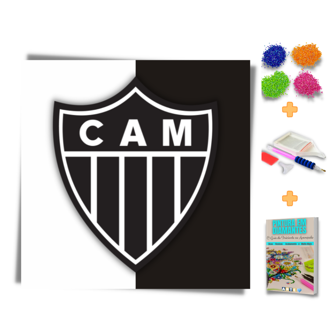 Kit Completo - Pintura em Diamantes - Galão da Massa