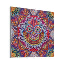 Kit Completo - Pintura em Diamantes - Coruja Mandala - 30x30