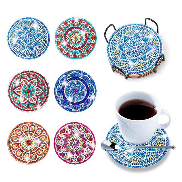Kit Descanso de Mesa em Pintura em Diamante - Mandala 5