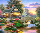 Kit Completo - Pintura em Diamantes - A casa e o Riacho
