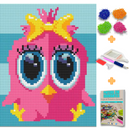Kit Completo - Pintura em Diamantes - Corujinha - 21x21cm