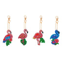 Kit Completo - Pingente em Pintura Diamantes - Flamingos