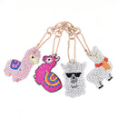 Kit Completo - Pingente em Pintura Diamantes - Lhamas