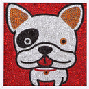 Kit Completo - Pintura em Diamante Kids - Dog - 15x15cm