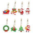 Kit Completo - Pingente em Pintura Diamantes - Natalino 4 - kit com 8