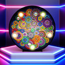 Kit completo - Mandalas em Abajur com Pintura em Diamantes