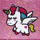 Kit Completo - Pintura em Diamante Kids - Unicórnio 3 - 15x15cm