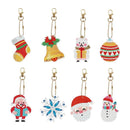 Kit Completo - Pingente em Pintura Diamantes - Natalino 2 - kit com 8