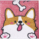Kit Completo - Pintura em Diamante Kids - Corgi 2 - 15x15