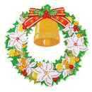 Kit Completo - Guirlanda com Pintura em Diamantes - Sino de Natal