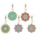 Kit Completo - Pingente em Pintura Diamantes - Mandala Flor