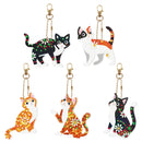 Kit Completo - Pingente em Pintura Diamantes - Gatinhos