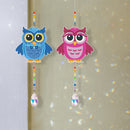 Kit 2 Ornamentos de Pendurar em Pintura em Diamantes - Corujinhas