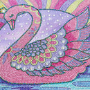 Kit Completo - Pintura em Diamantes - Cisne Mágico - 40x30