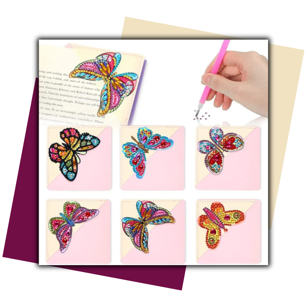 Marcador de livros Diagonal - Pintura em Diamante