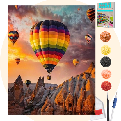 Kit Completo - Pintura em Diamantes - Capadócia
