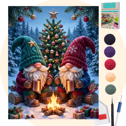 Kit Completo - Pintura em Diamantes - Duendes