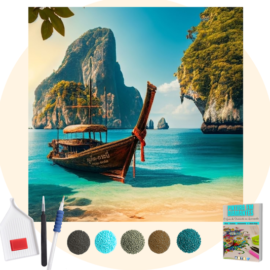 Kit Completo - Pintura em Diamantes - Tailândia