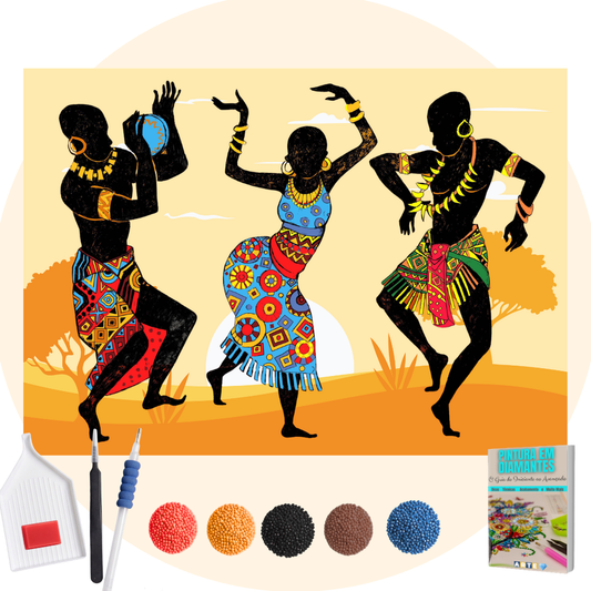 Kit Completo - Pintura em Diamantes - Dança