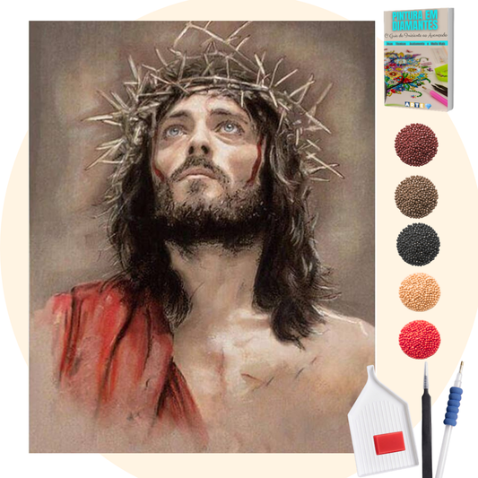 Kit Completo - Pintura em Diamantes - Olhai por nós