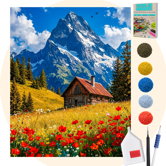 Kit Completo - Pintura em Diamantes - Suiça