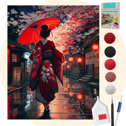 Kit Completo - Pintura em Diamantes - Kyoto