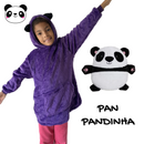 Pelúcia que vira blusa - Puks