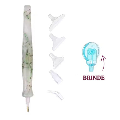 Kit Caneta Ergonômica com 5 pontas + brinde
