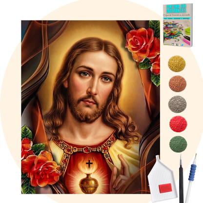 Kit Completo - Pintura em Diamantes - Sagrado