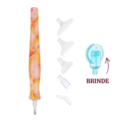 Kit Caneta Ergonômica com 5 pontas + brinde