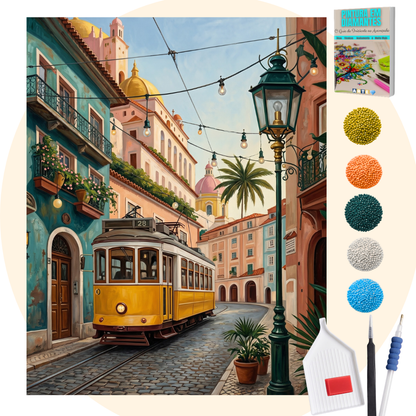 Kit Completo - Pintura em Diamantes - Lisboa