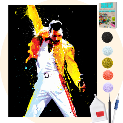 Kit Completo - Pintura em Diamantes - Freddie