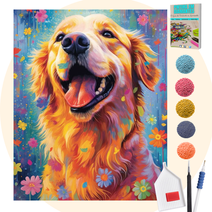Kit Completo - Pintura em Diamantes - Golden