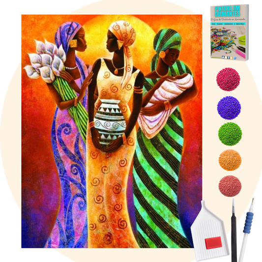 Kit Completo - Pintura em Diamantes - Fases
